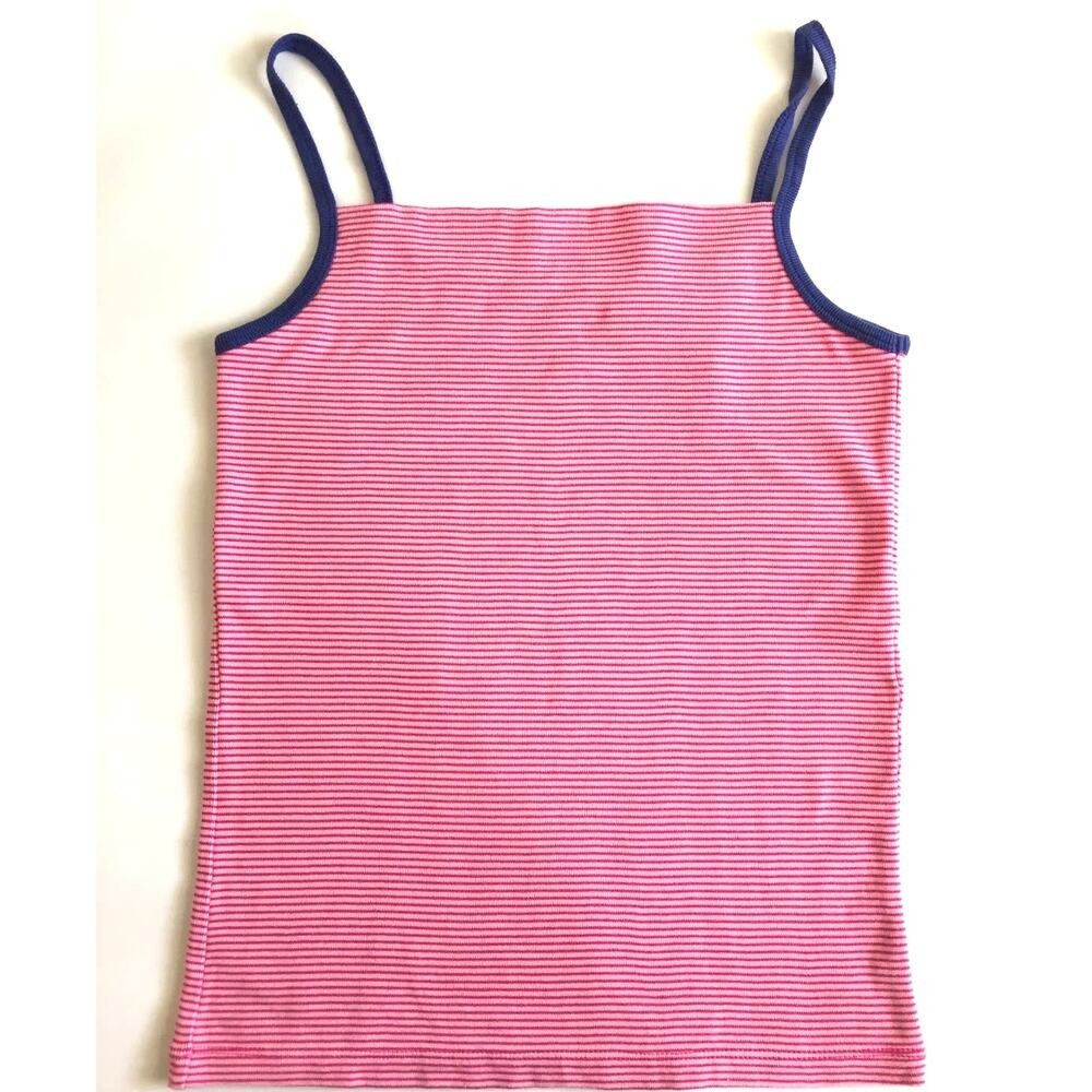 Gap Woman's Pink Stripe Spaghetti Strap Purple‎ Tank Top Size M